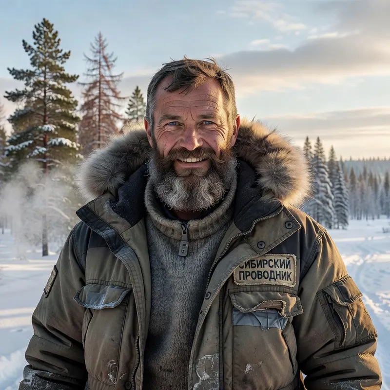 Portrait d'Alexeï Popov, guide d'expéditions sibériennes basé à Yakutsk